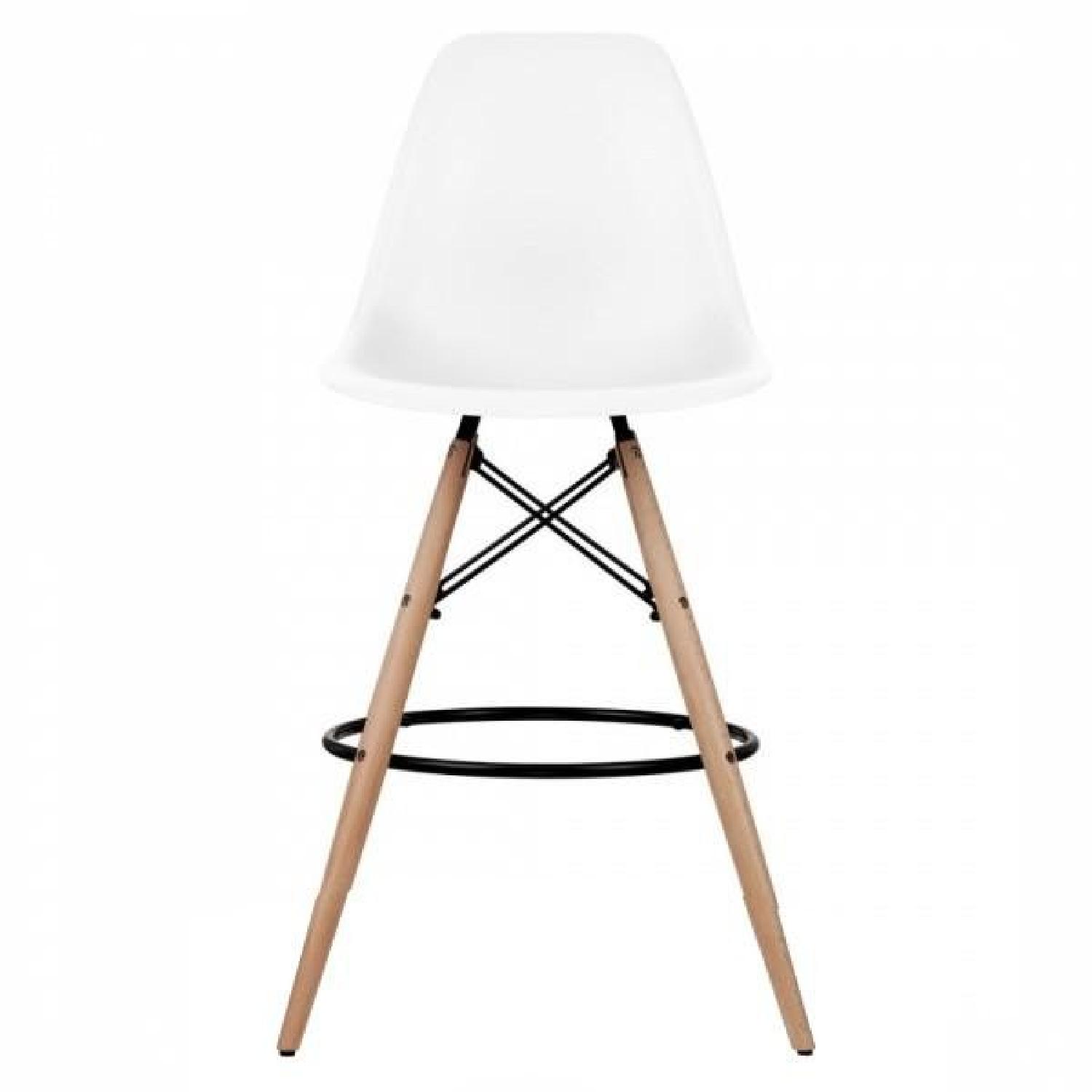 Eames Molded Plastic Counter Stools w/ Dowel Legs - image-0