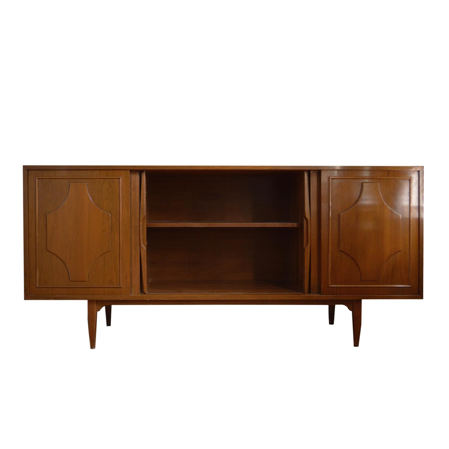 Mid Century Modern Sliding Door Credenza - image-2
