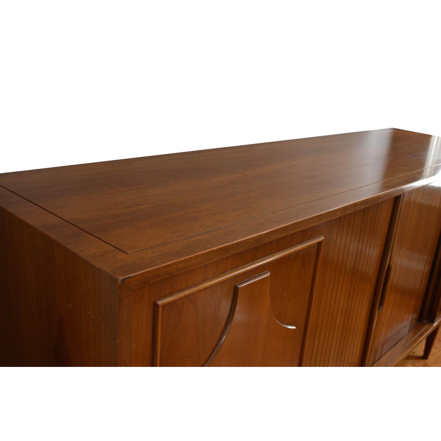 Mid Century Modern Sliding Door Credenza - image-3