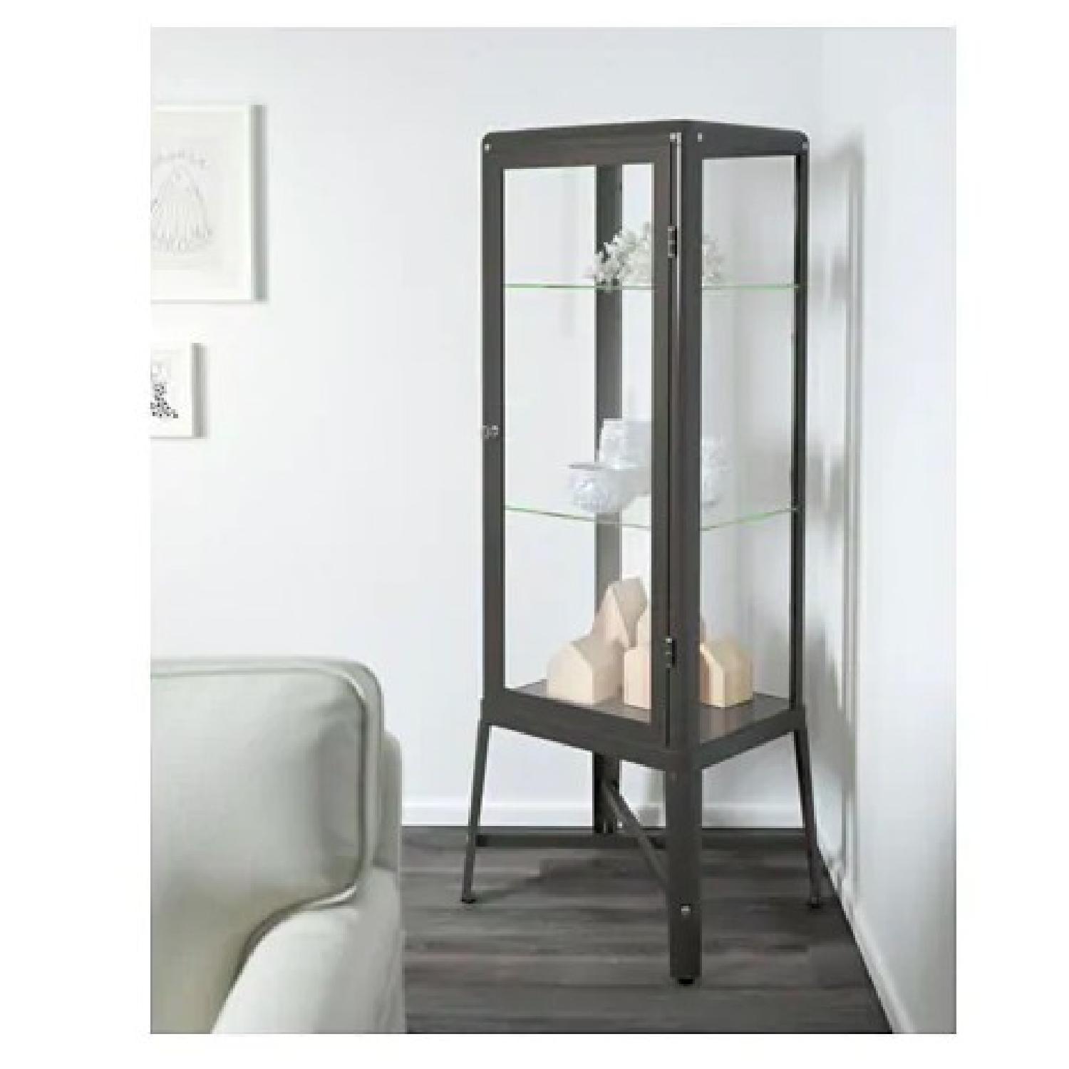 Ikea Fabrikor Glass Apothecary Chic Industrial Cabinet - image-2