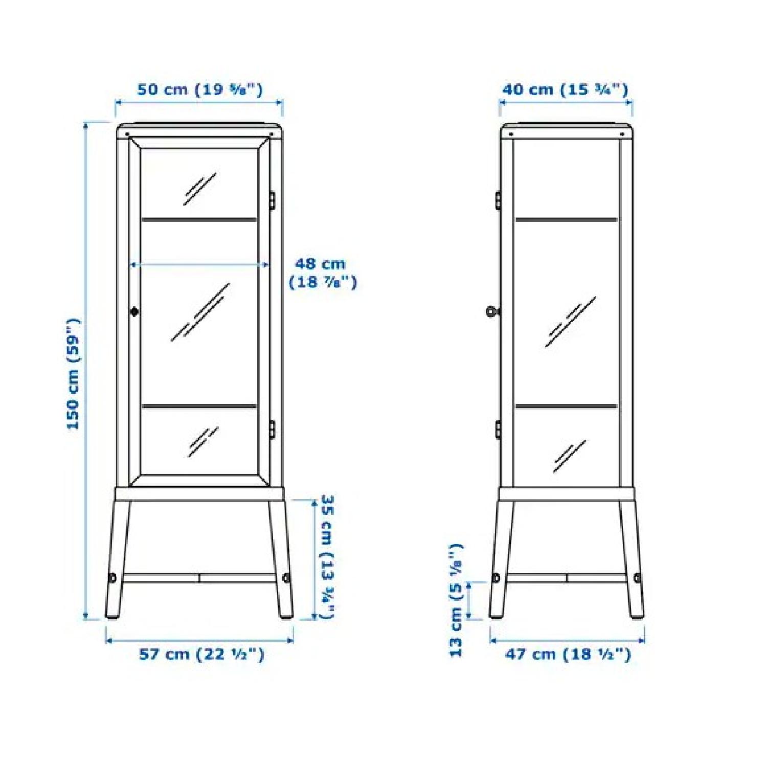 Ikea Fabrikor Glass Apothecary Chic Industrial Cabinet - image-3