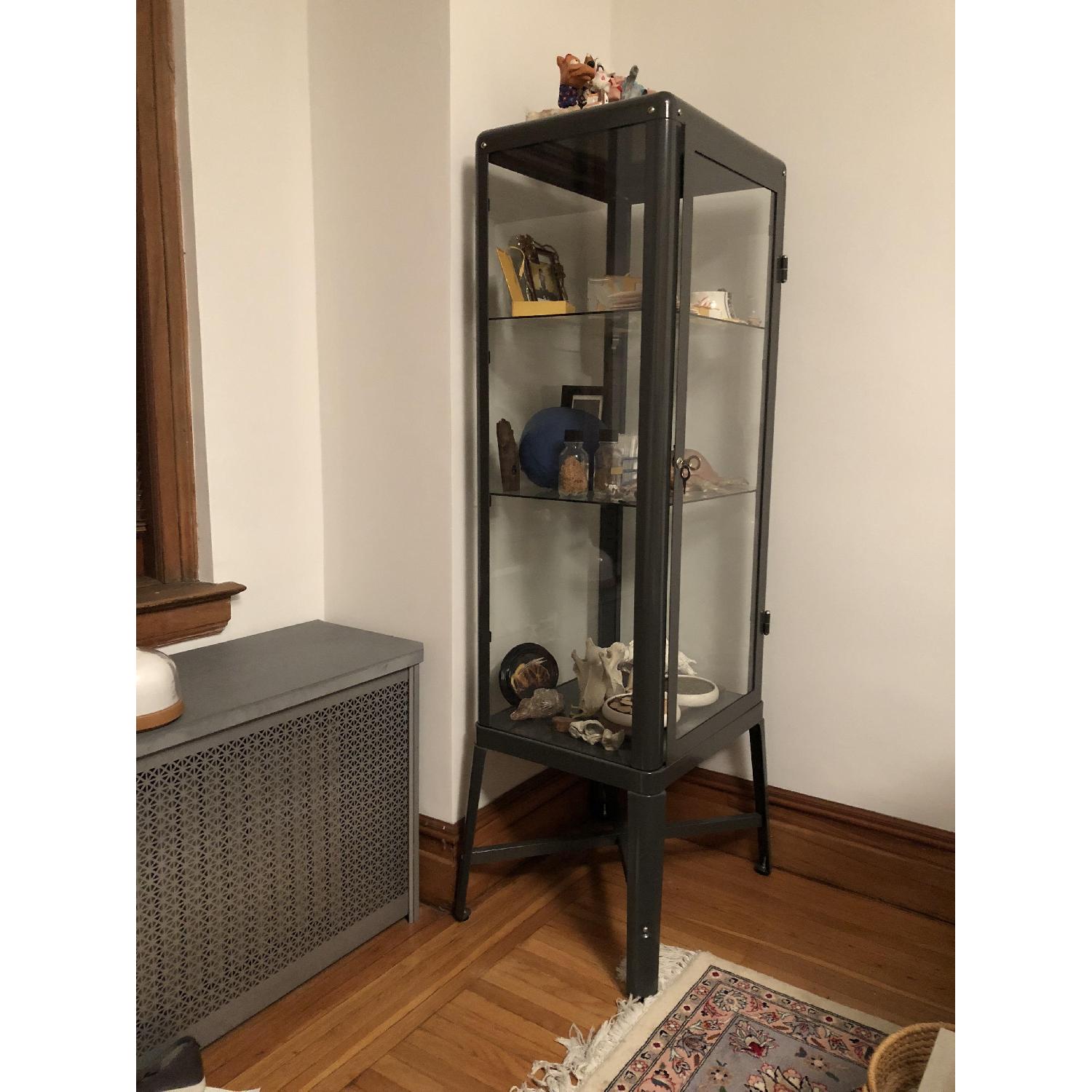 Ikea Fabrikor Glass Apothecary Chic Industrial Cabinet - image-6