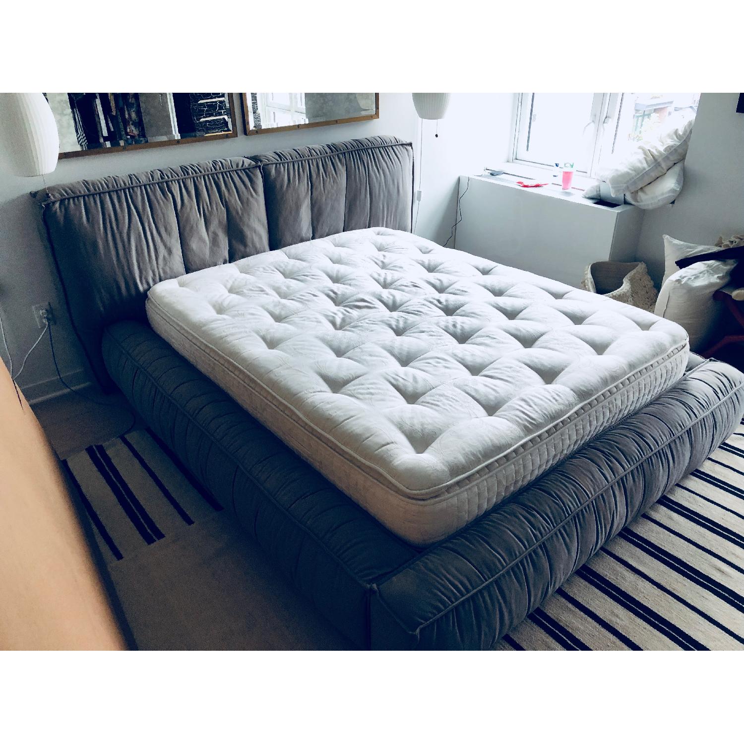 Restoration Hardware Queen Upholstered Platform Bed - image-3