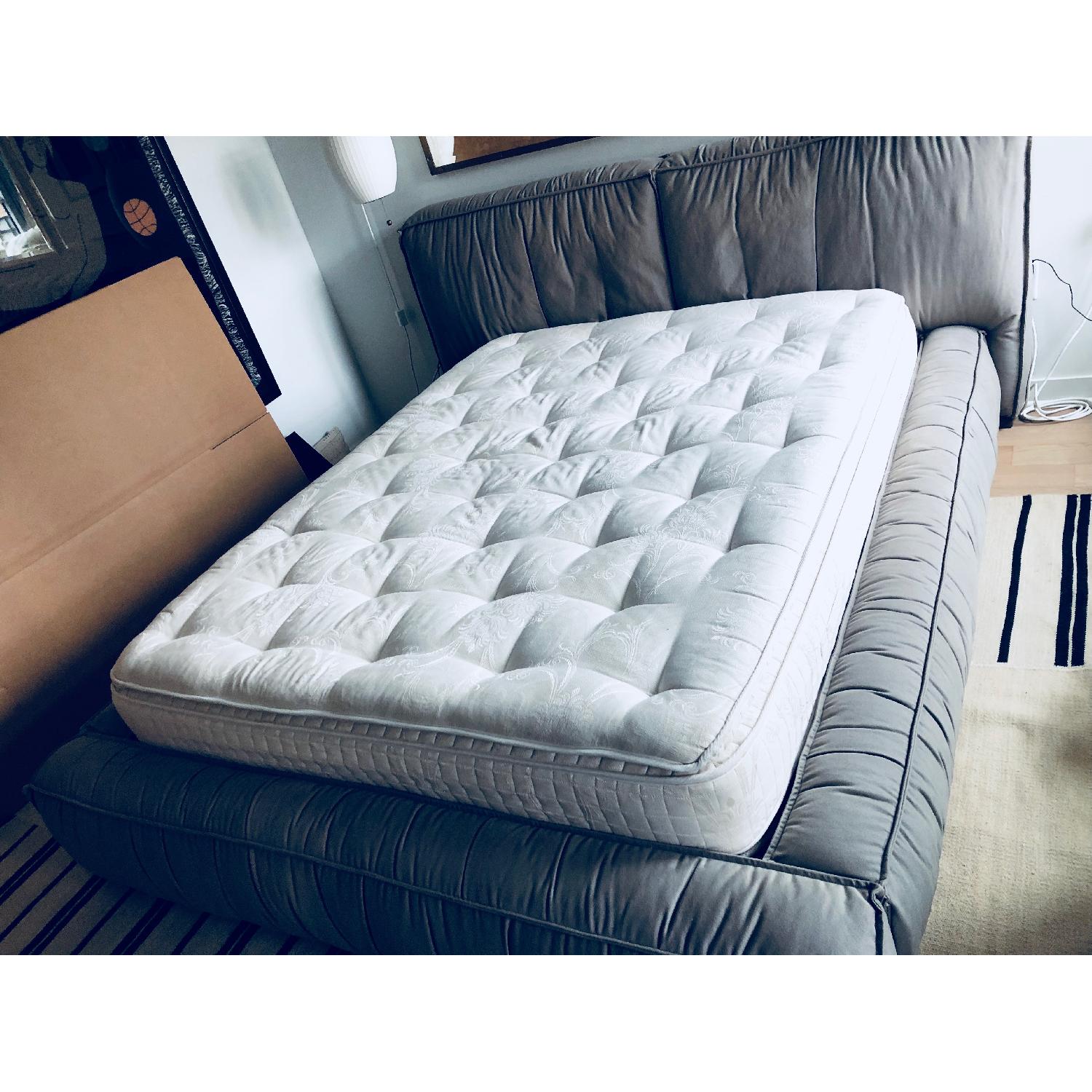 Restoration Hardware Queen Upholstered Platform Bed - image-7