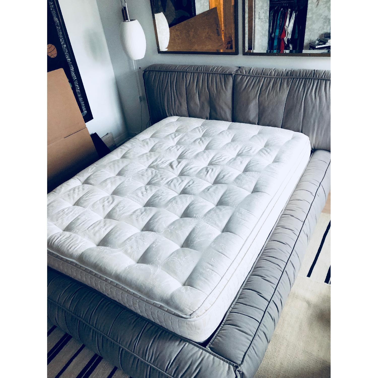 Restoration Hardware Queen Upholstered Platform Bed - image-9