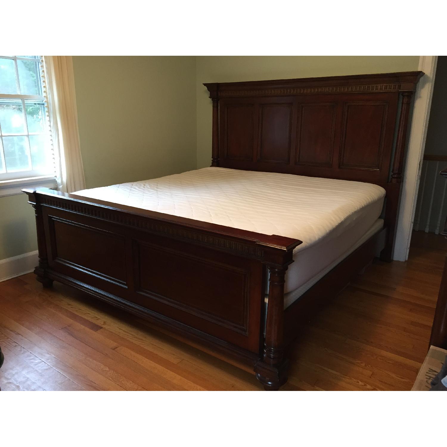 Thomasville Wood Panel Bed - image-1