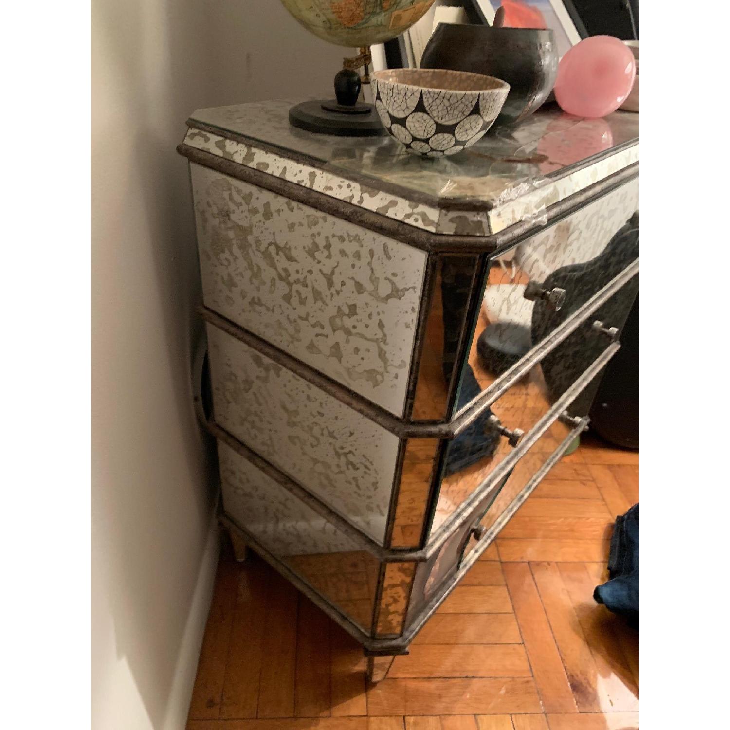 Anthropologie Mirrored 3-Drawer Dresser - image-3