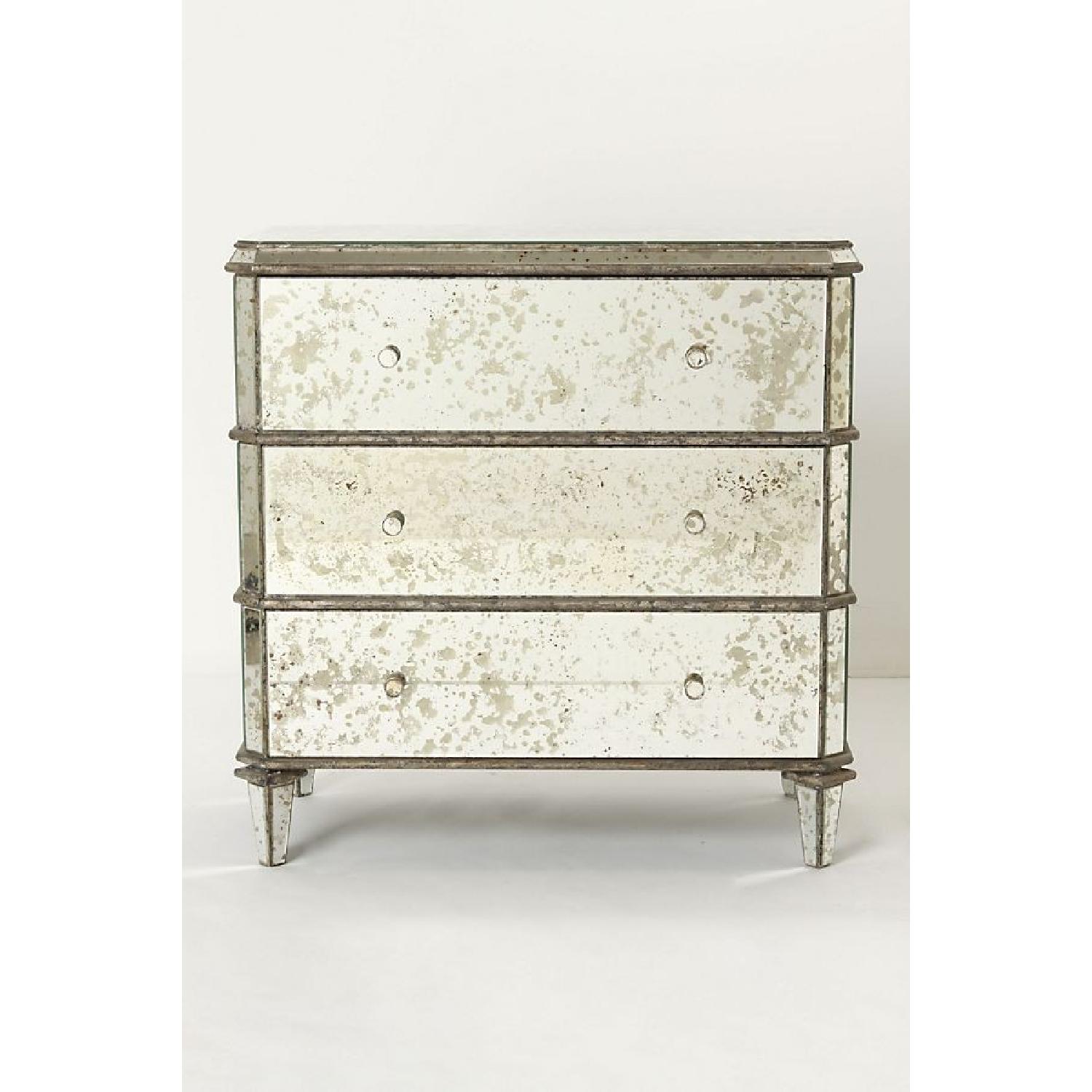 Anthropologie Mirrored 3-Drawer Dresser - image-5