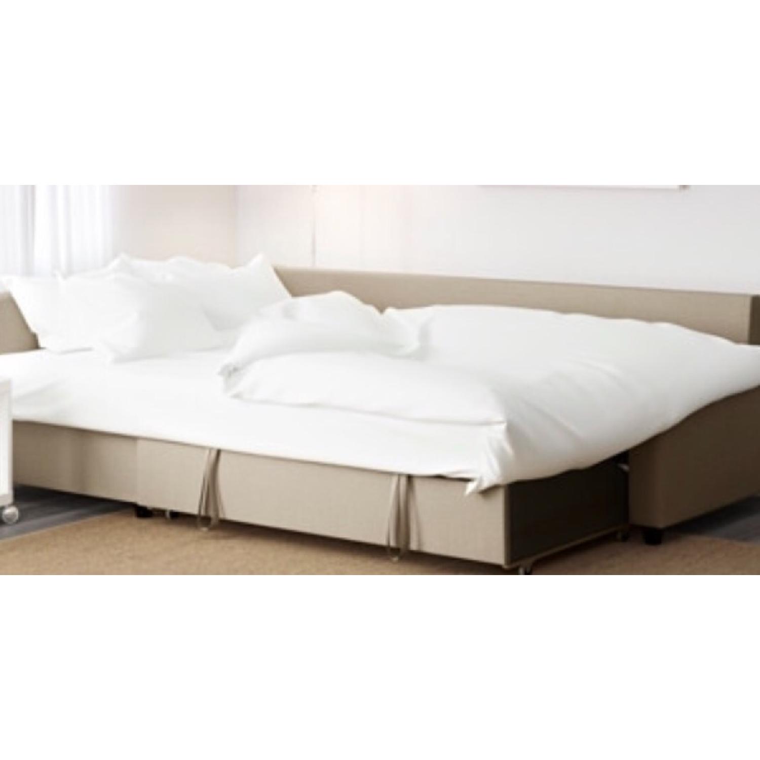 Ikea Sleeper Sectional Sofa w/ Chaise - image-3