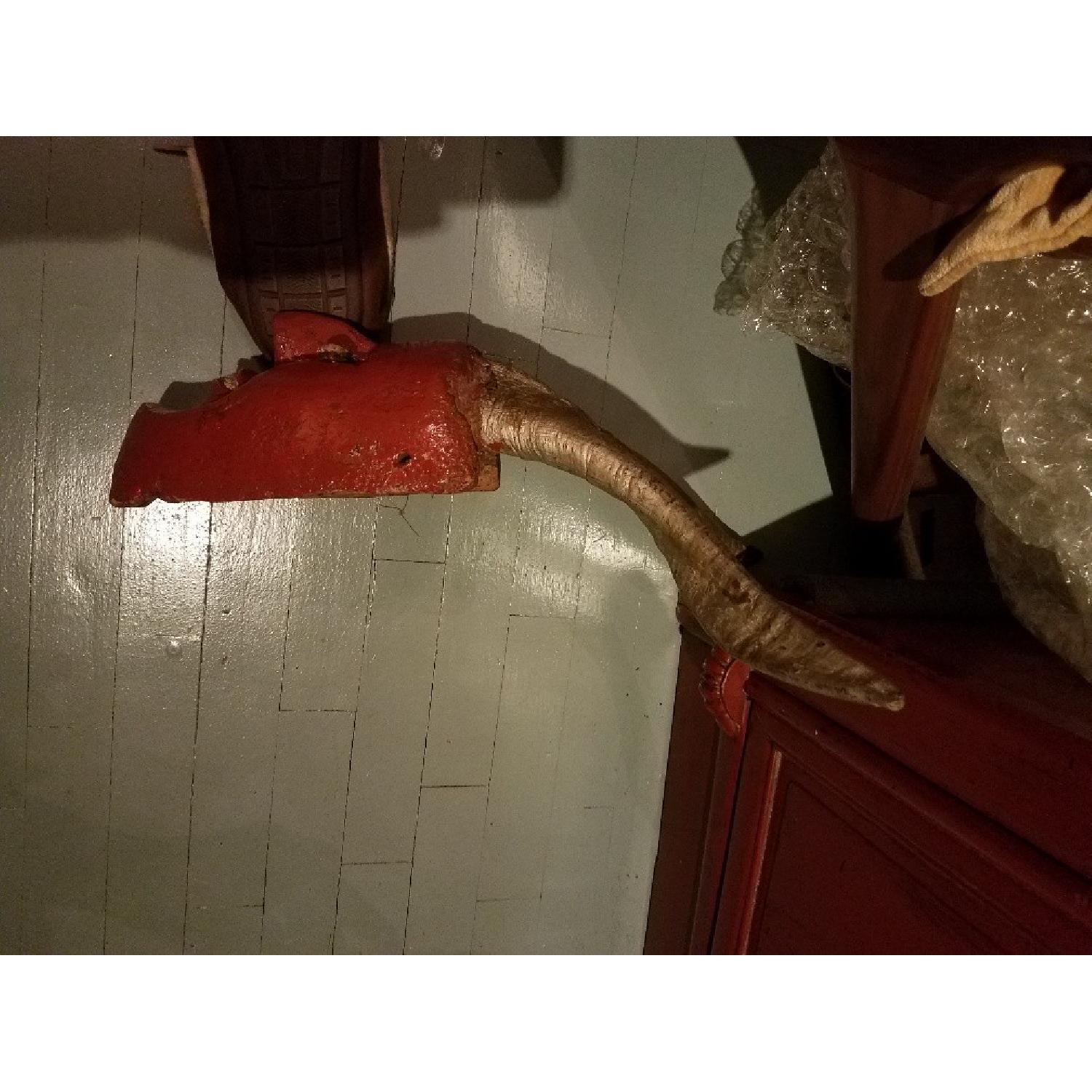 Mexican Devil Mask w/ Real Horns - image-3