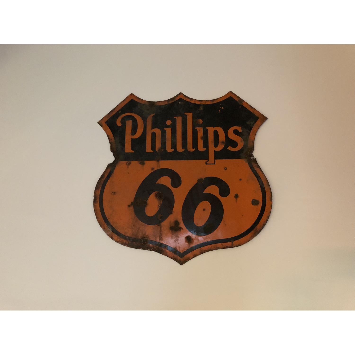 Vintage Circa 1940s Phillips 66 Sign - image-14