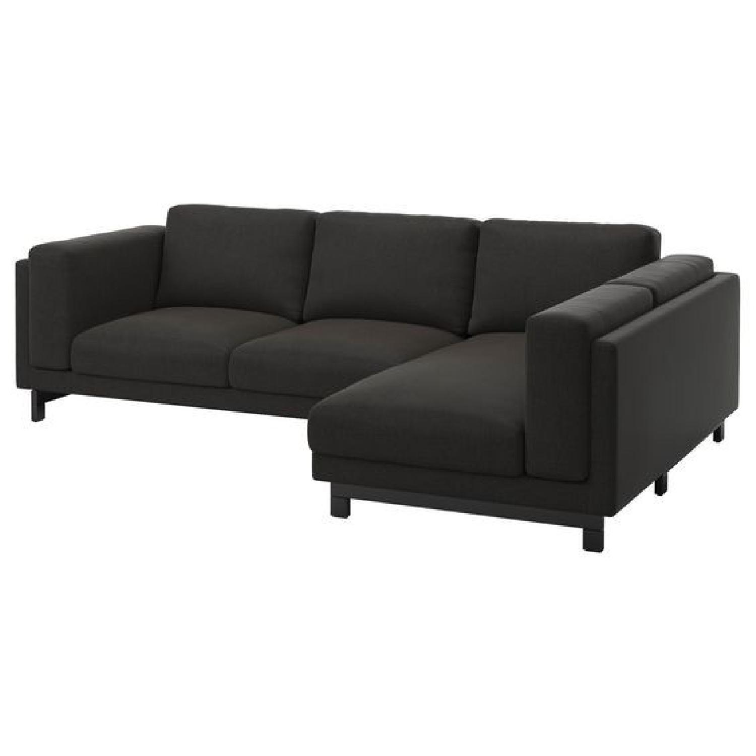 Ikea Nockeby 2Piece Sectional Sofa & Ottoman AptDeco
