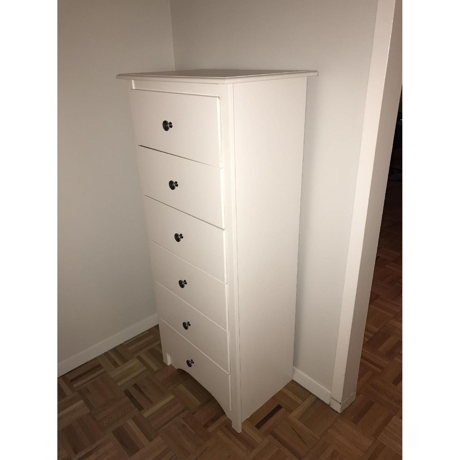 Bob's Tall White Dresser/Lingerie Chest - image-3