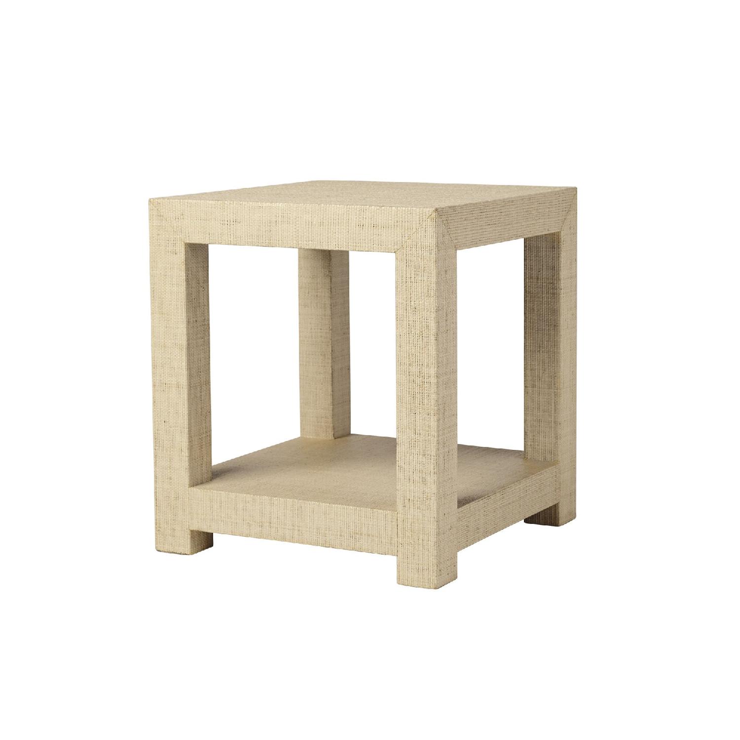 Serena & Lily Blake Raffia Side Tables