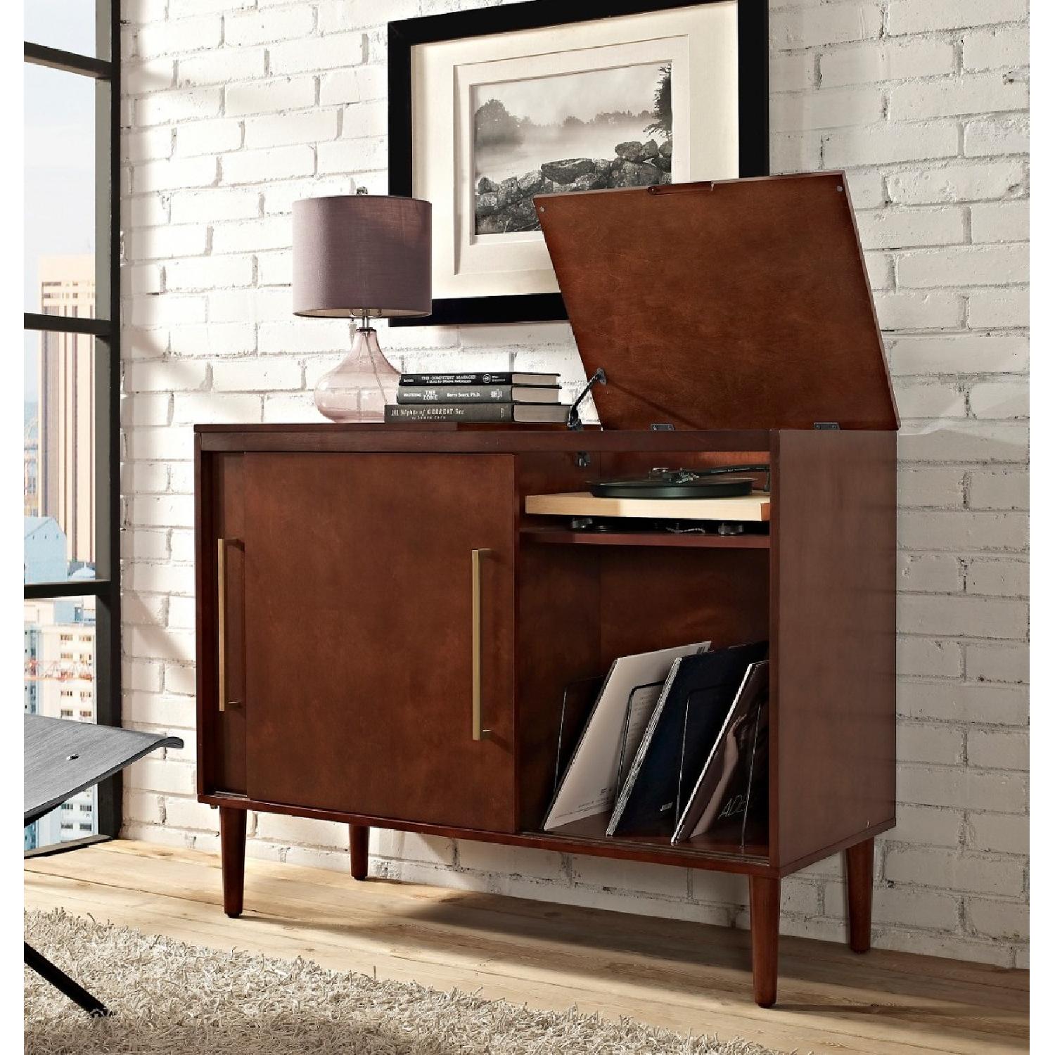 Target Everett Crosley Media Console Record Player/Holder - image-3