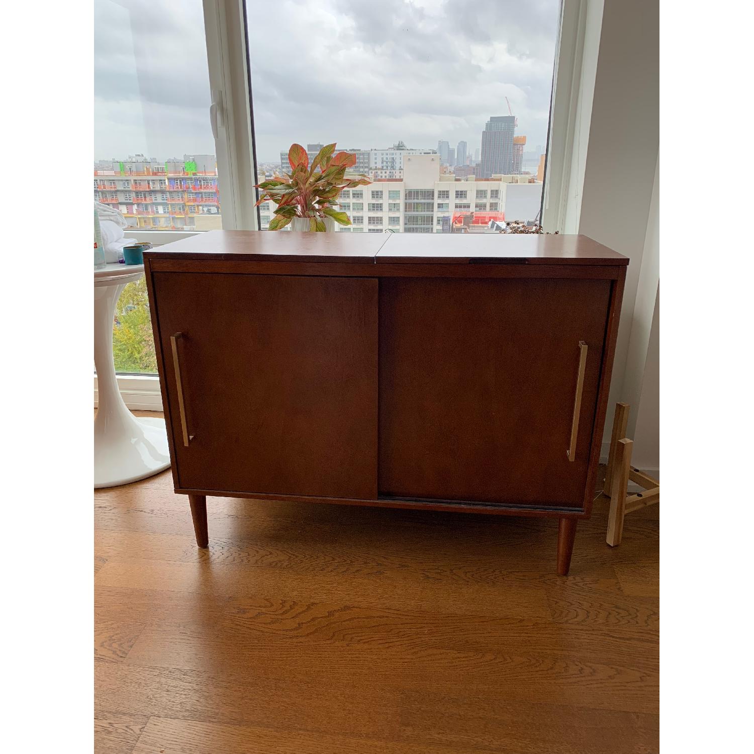 Target Everett Crosley Media Console Record Player/Holder - image-6