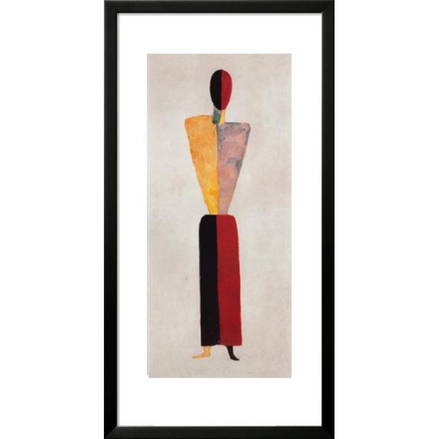 Kasimir Malevich Framed The Girl Figure on White - image-0