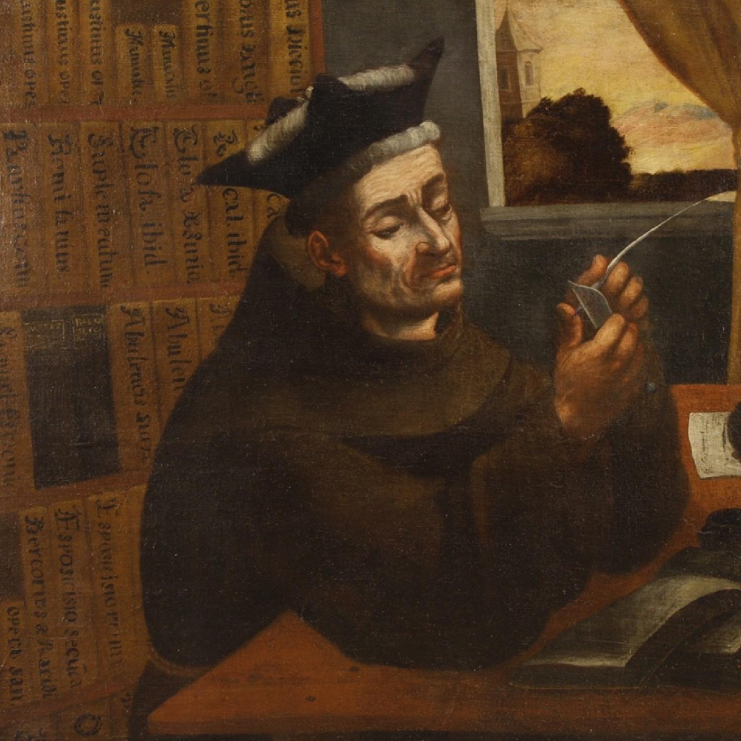 17th Century Oil on Canvas Spanish Religious Painting - image-2