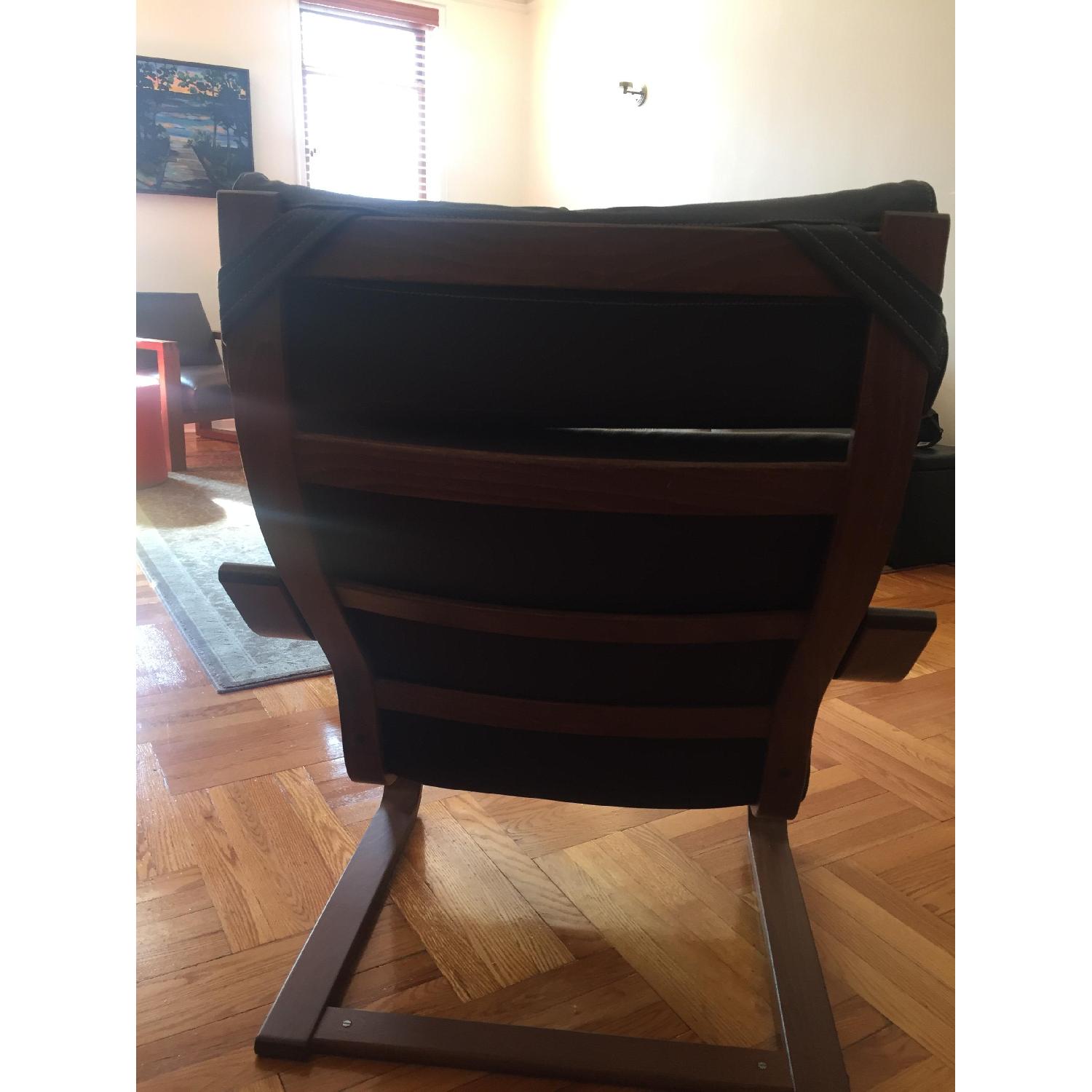 Ikea Poang Recliner Armchair & Ottoman - image-5