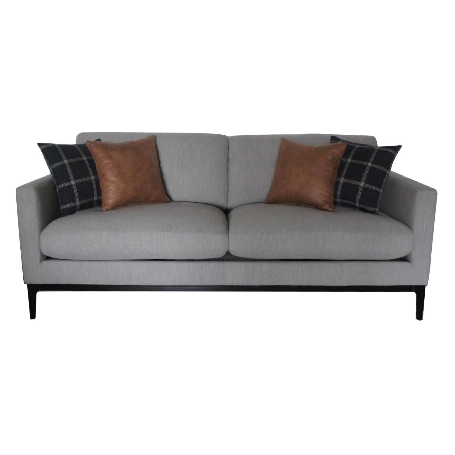 Light Grey Modern Sofa AptDeco