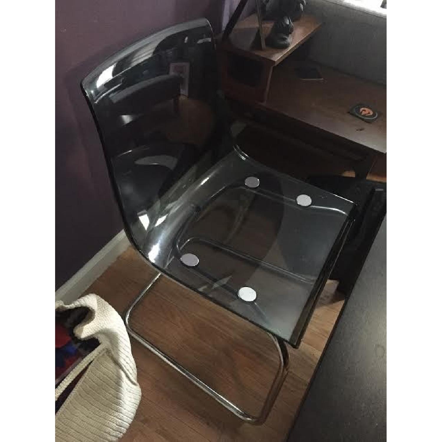 Ikea Tobias Acrylic Dining Chairs - image-1