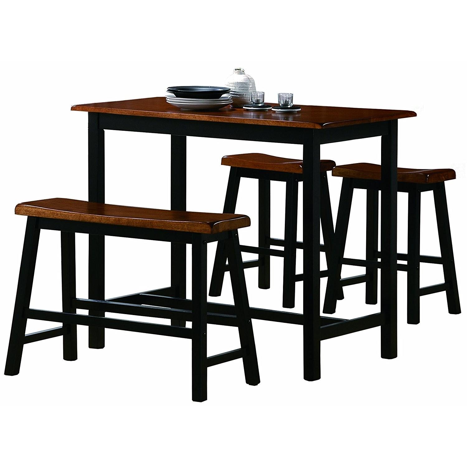 Crown Mark Tyler 4-Piece Counter Height Table Set - image-0