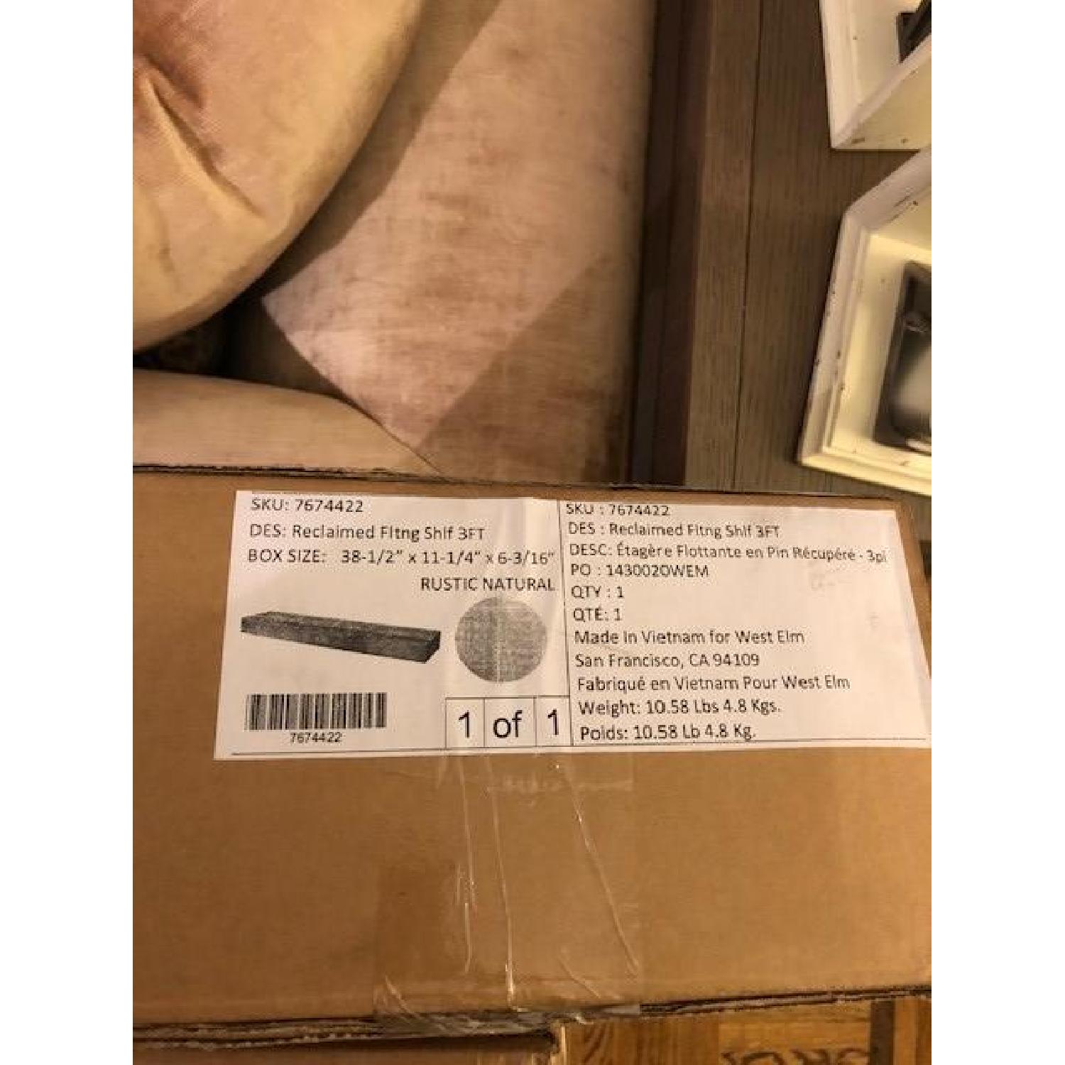 West Elm Reclaimed Pine Floating Shelf - image-4