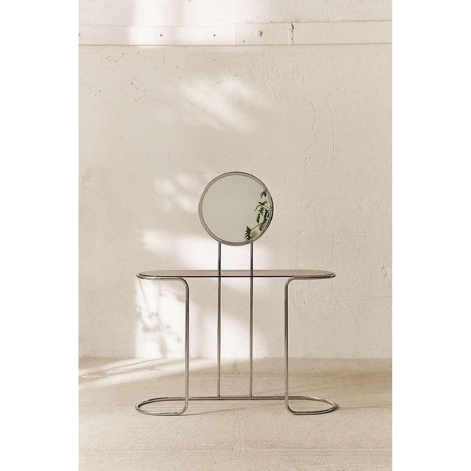 Urban Outfitters Charlette Retro-Style Vanity Table & Stool - image-4
