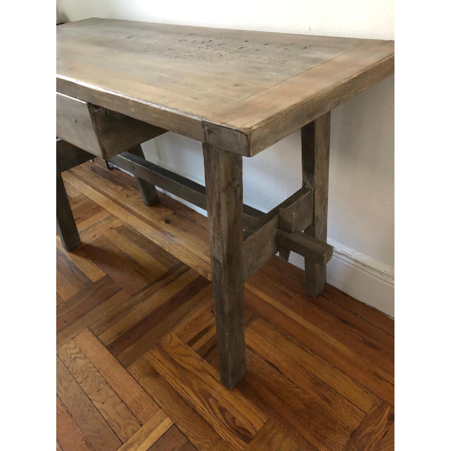 Modern Grey Farmhouse Desk - image-2