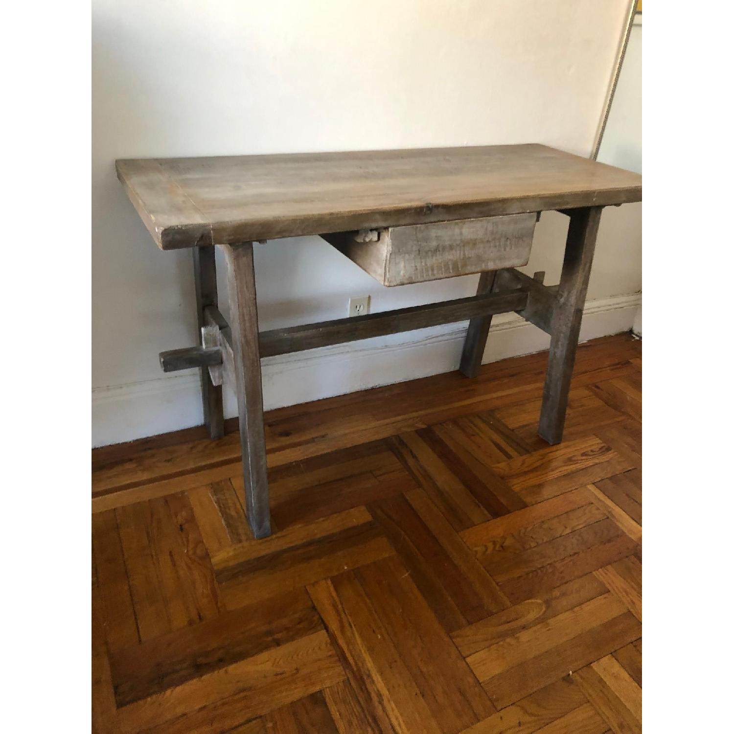 Modern Grey Farmhouse Desk - image-5