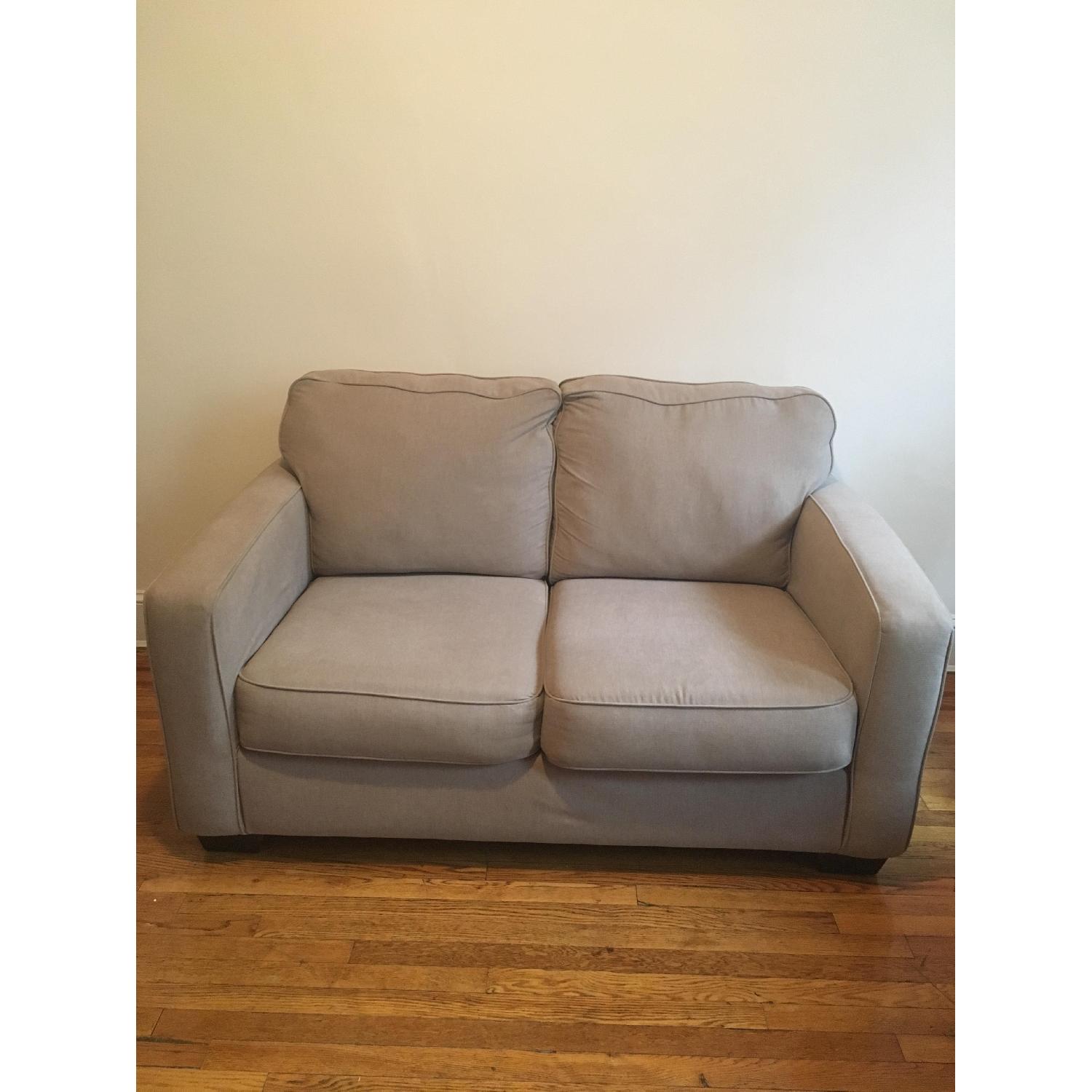 Sand Color 2 Seater Sofa - image-1