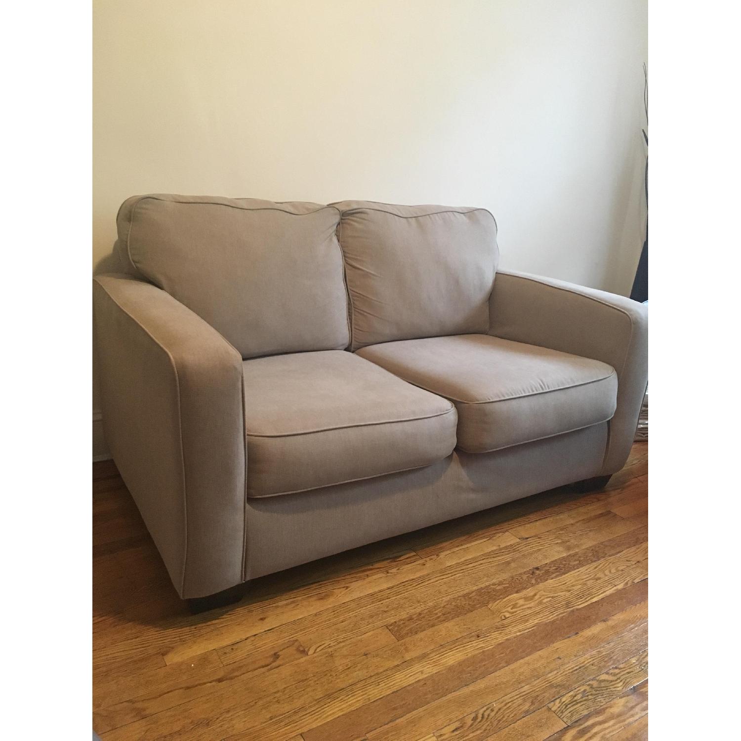 Sand Color 2 Seater Sofa AptDeco