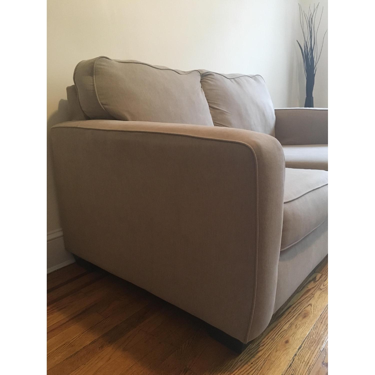 Sand Color 2 Seater Sofa - image-3