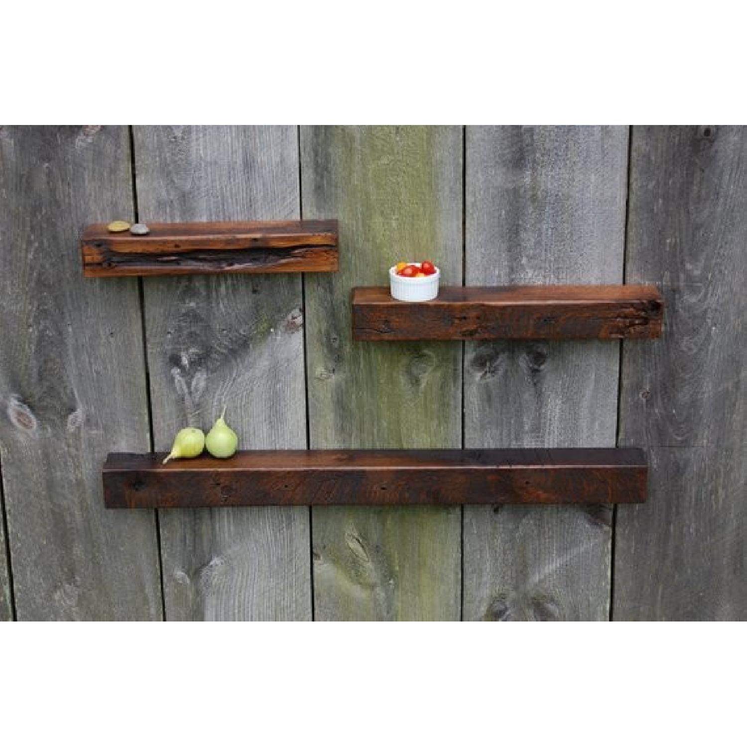 White Oak Floating Shelves - image-1
