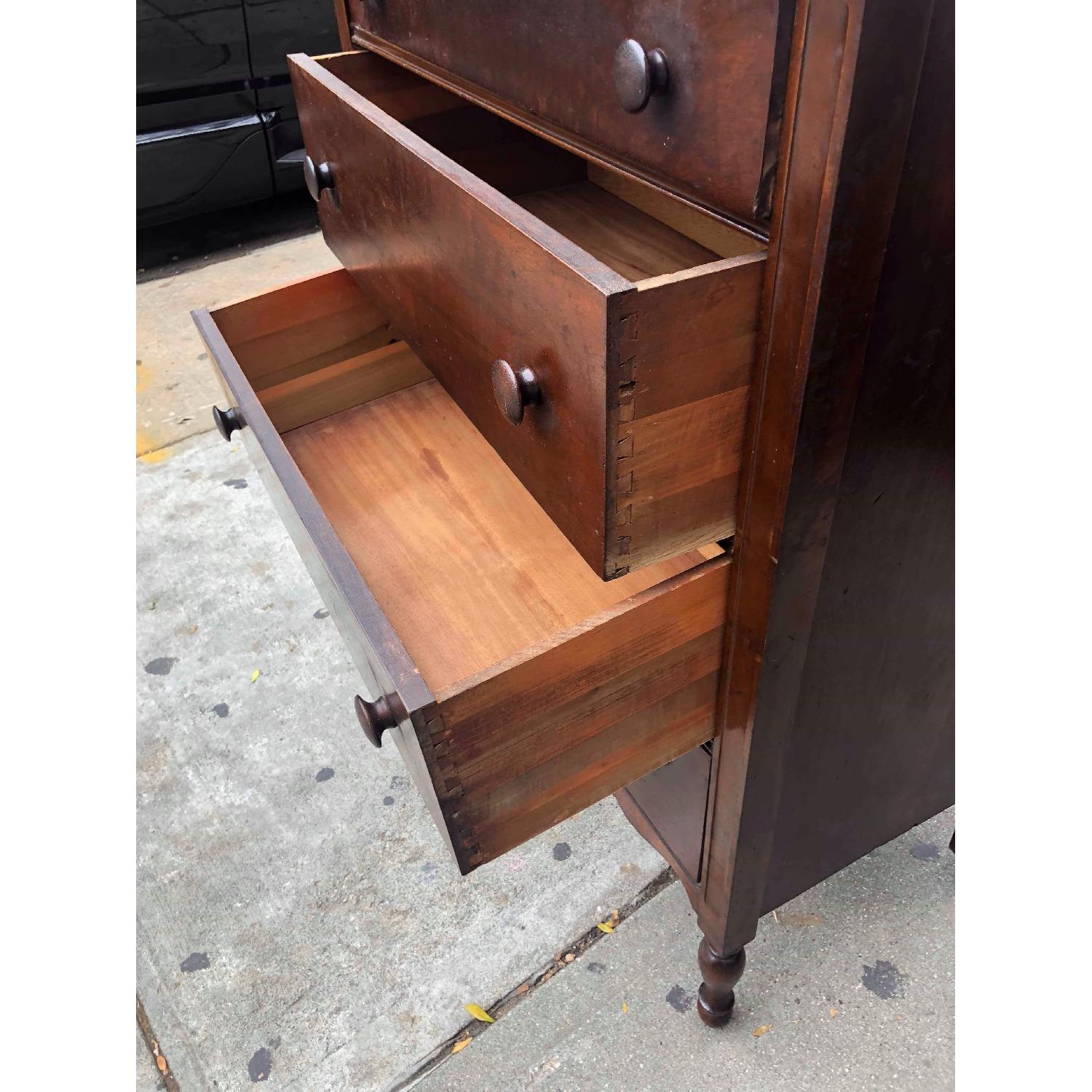 Antique Depression Era 1920s Dresser w/ Original Wheels - image-14