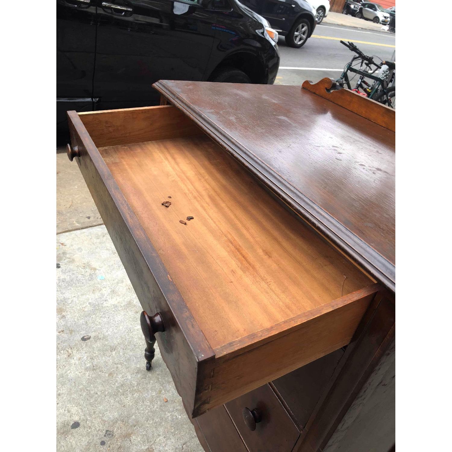 Antique Depression Era 1920s Dresser w/ Original Wheels - image-15
