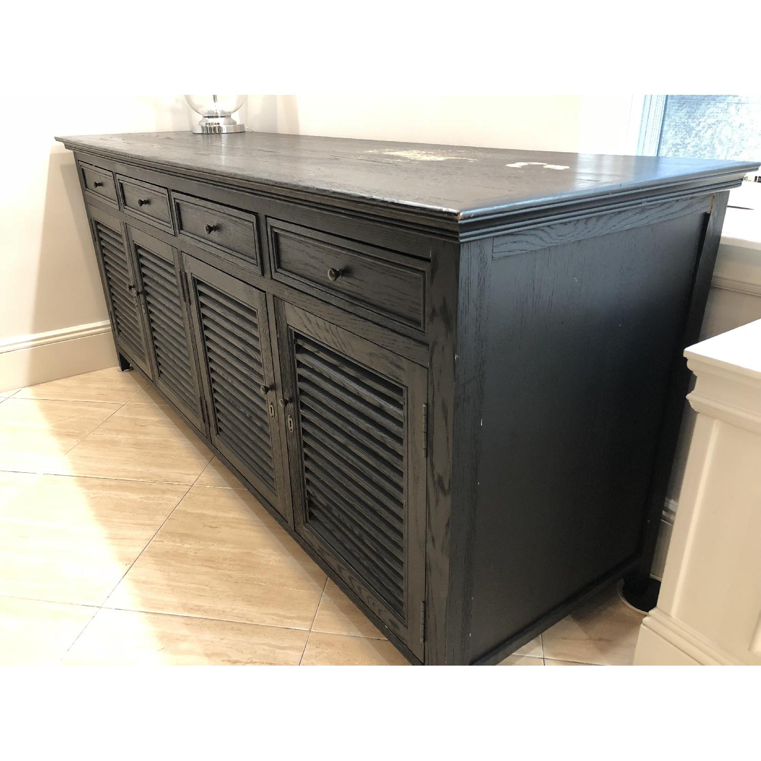 Restoration Hardware Shutter Sideboard/Credenza AptDeco