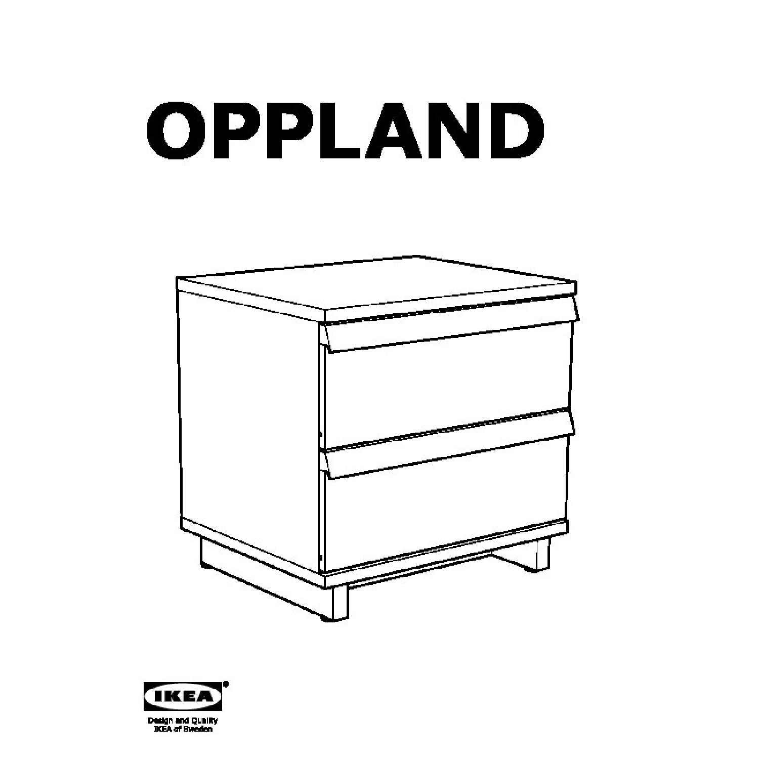 Ikea Oppland Nightstand - image-1