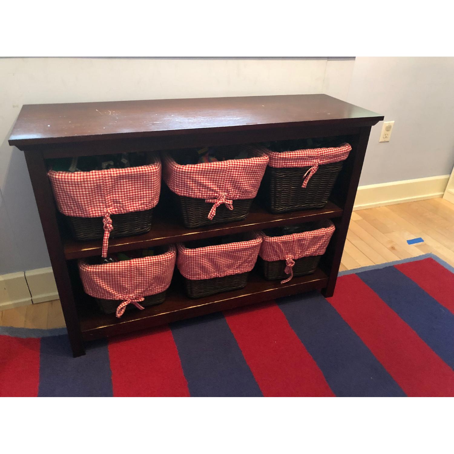 Pottery Barn Kids Cameron 2-Shelf Bookcase in Cocoa - image-1