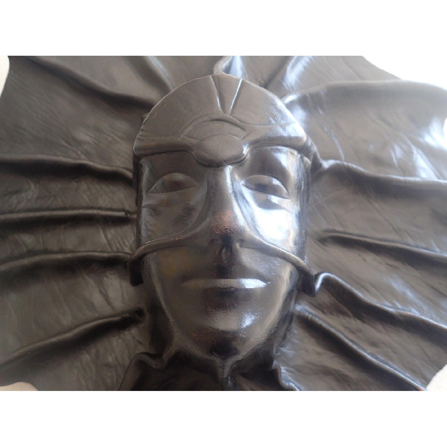 Decorative Sculpted Leather Face Mask Wall Art - image-8