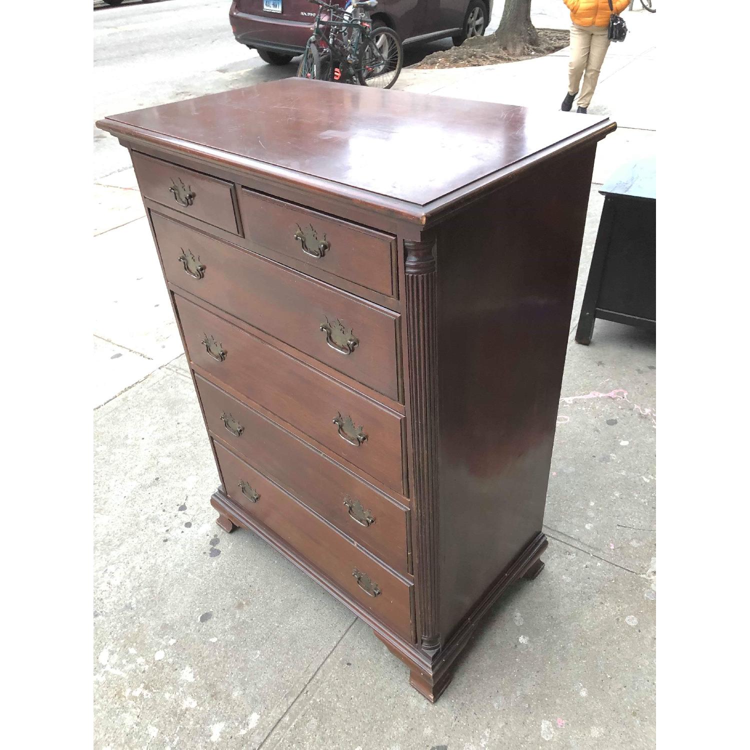 Antique 1930s Mahogany Dresser - image-3