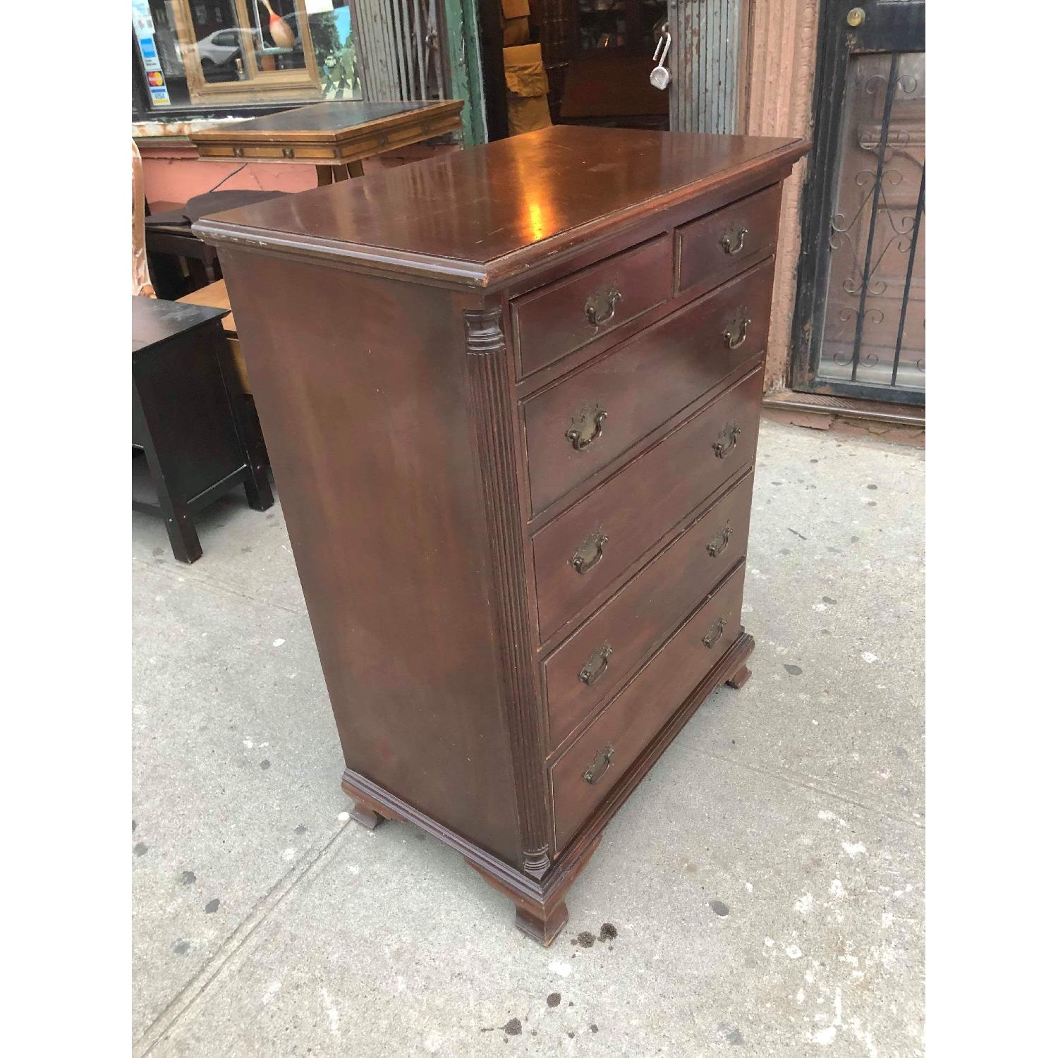 Antique 1930s Mahogany Dresser - image-5