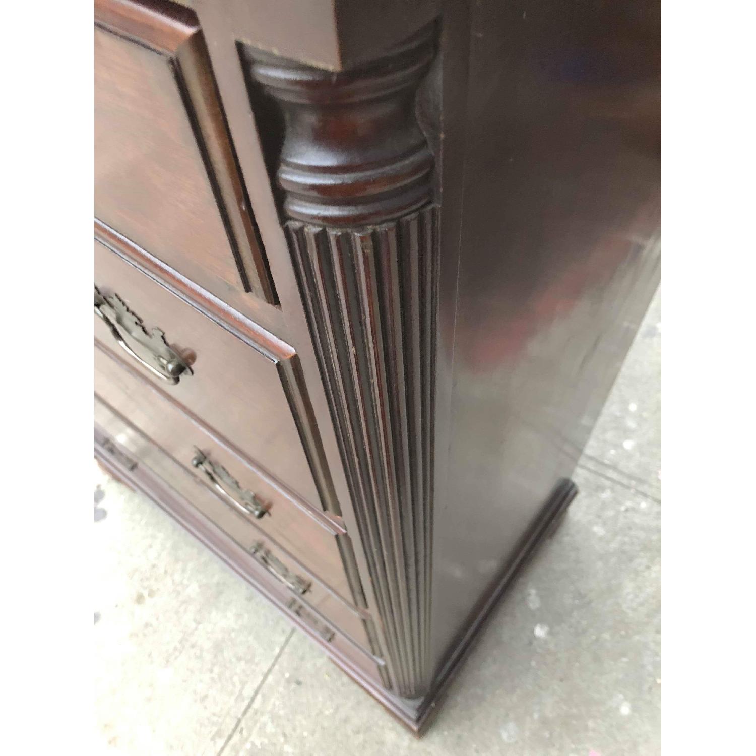 Antique 1930s Mahogany Dresser - image-9