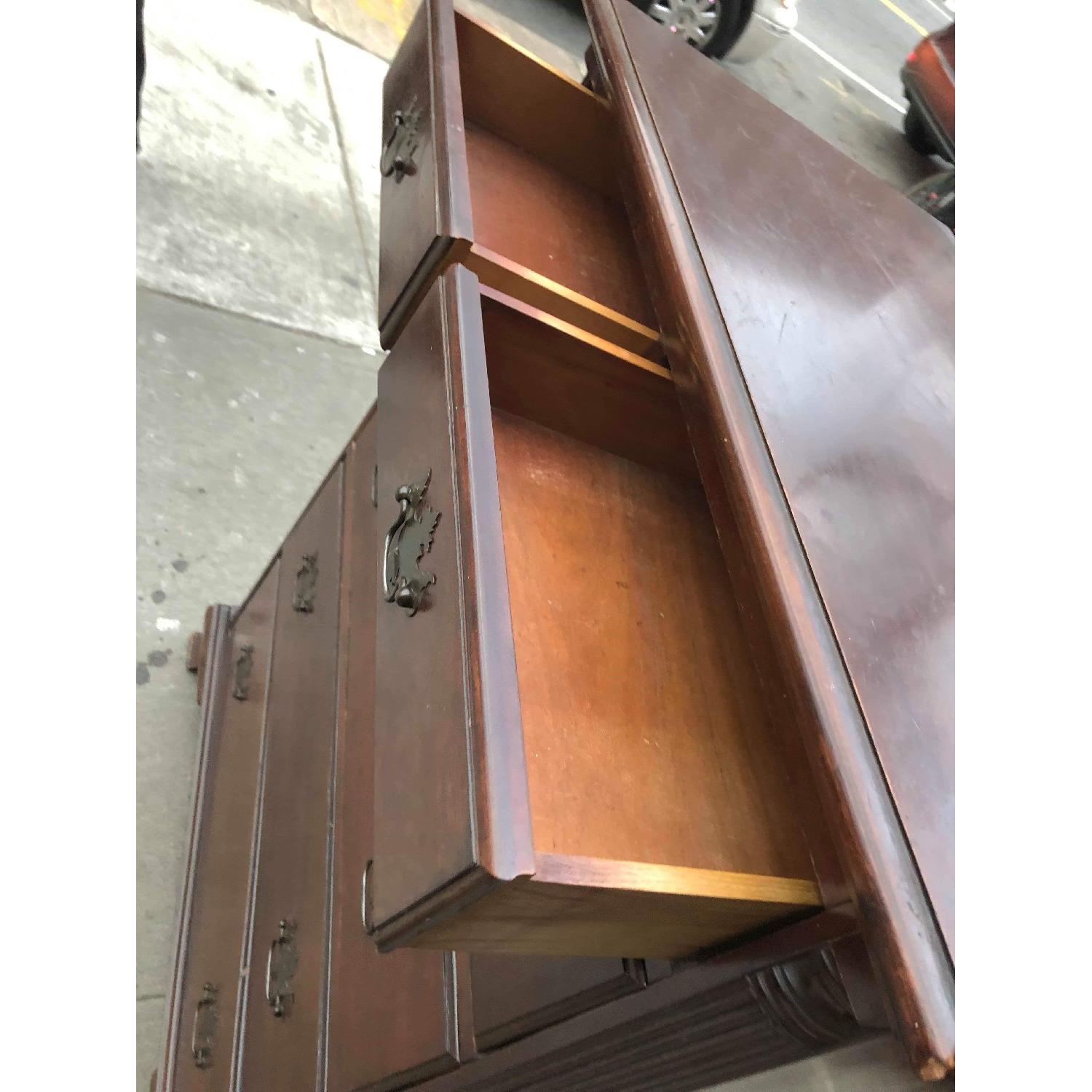 Antique 1930s Mahogany Dresser - image-11