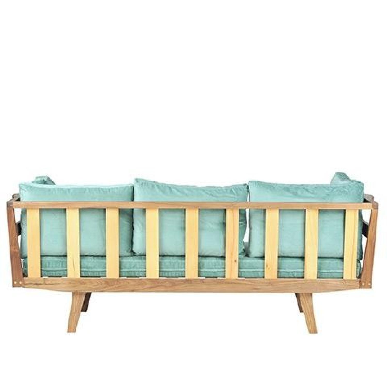 White on White Modern Beverly Sofa - image-5