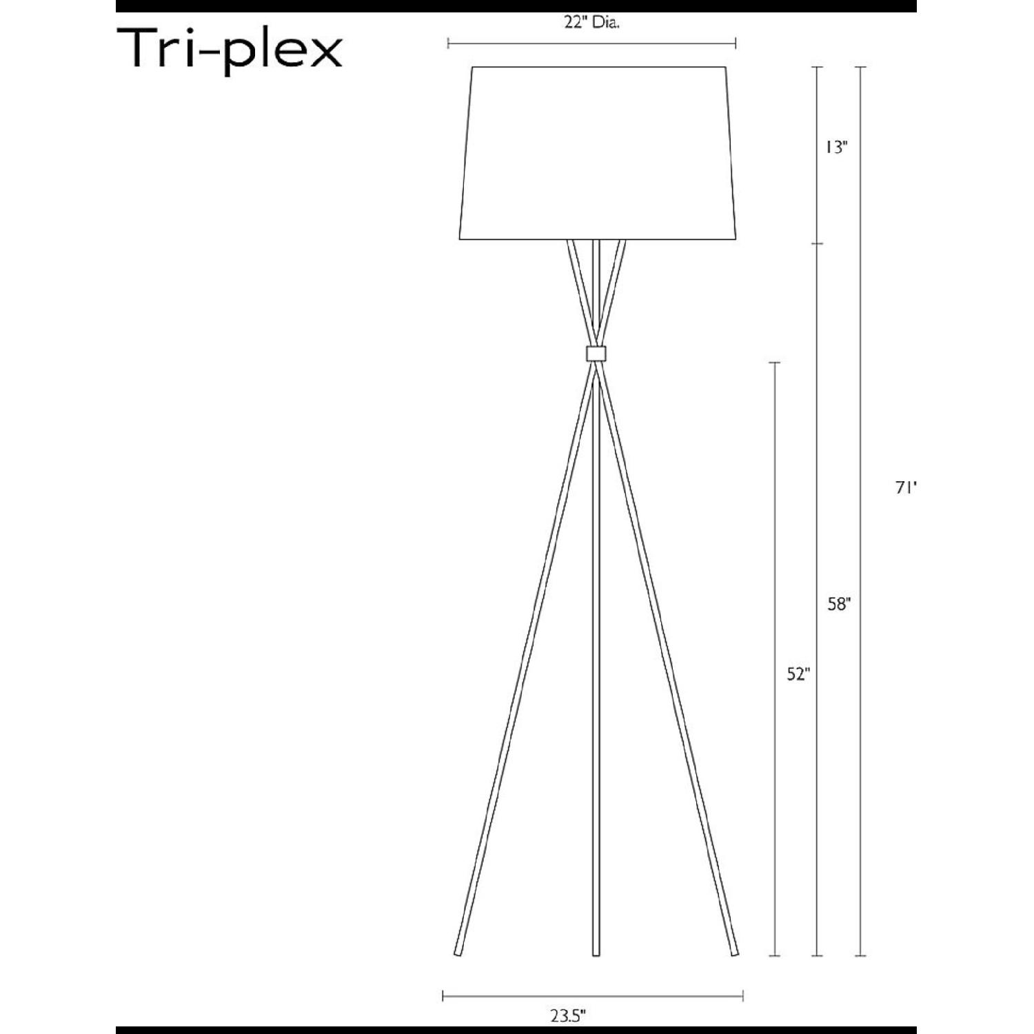 Room & Board Tri-Plex Floor Lamp - image-7