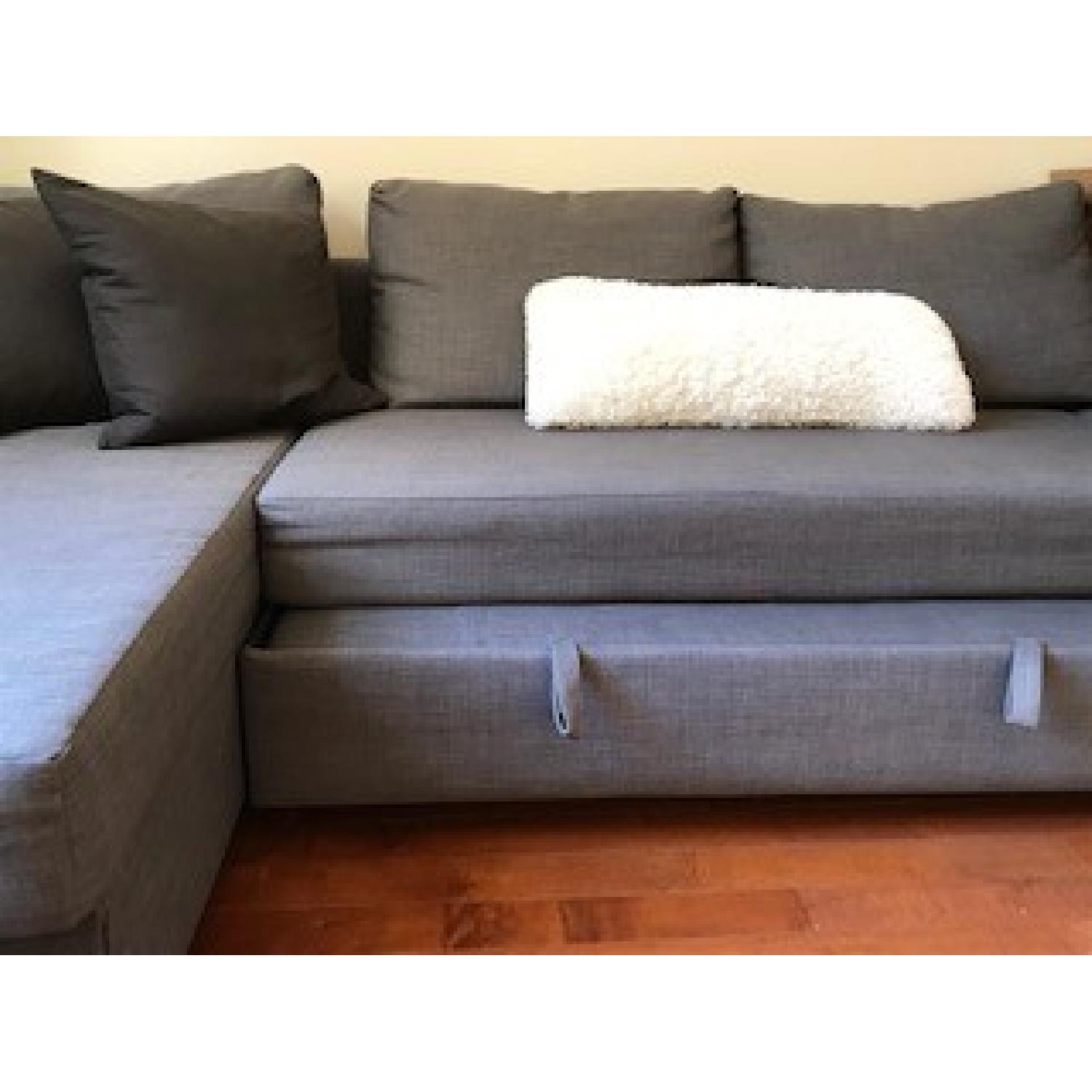 Ikea Friheten Sleeper Sectional Sofa w/ Storage - image-2
