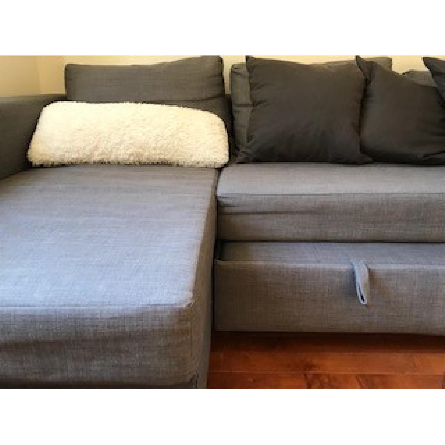 Ikea Friheten Sleeper Sectional Sofa w/ Storage - image-3