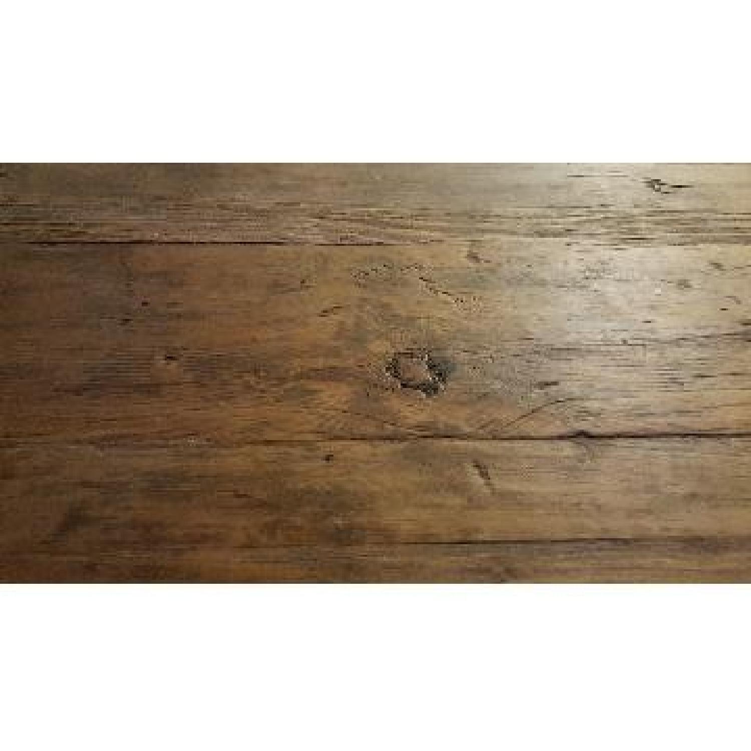 ABC Home Natural Wood Dining Table w/ 2 Sided Drop Leaf - image-3