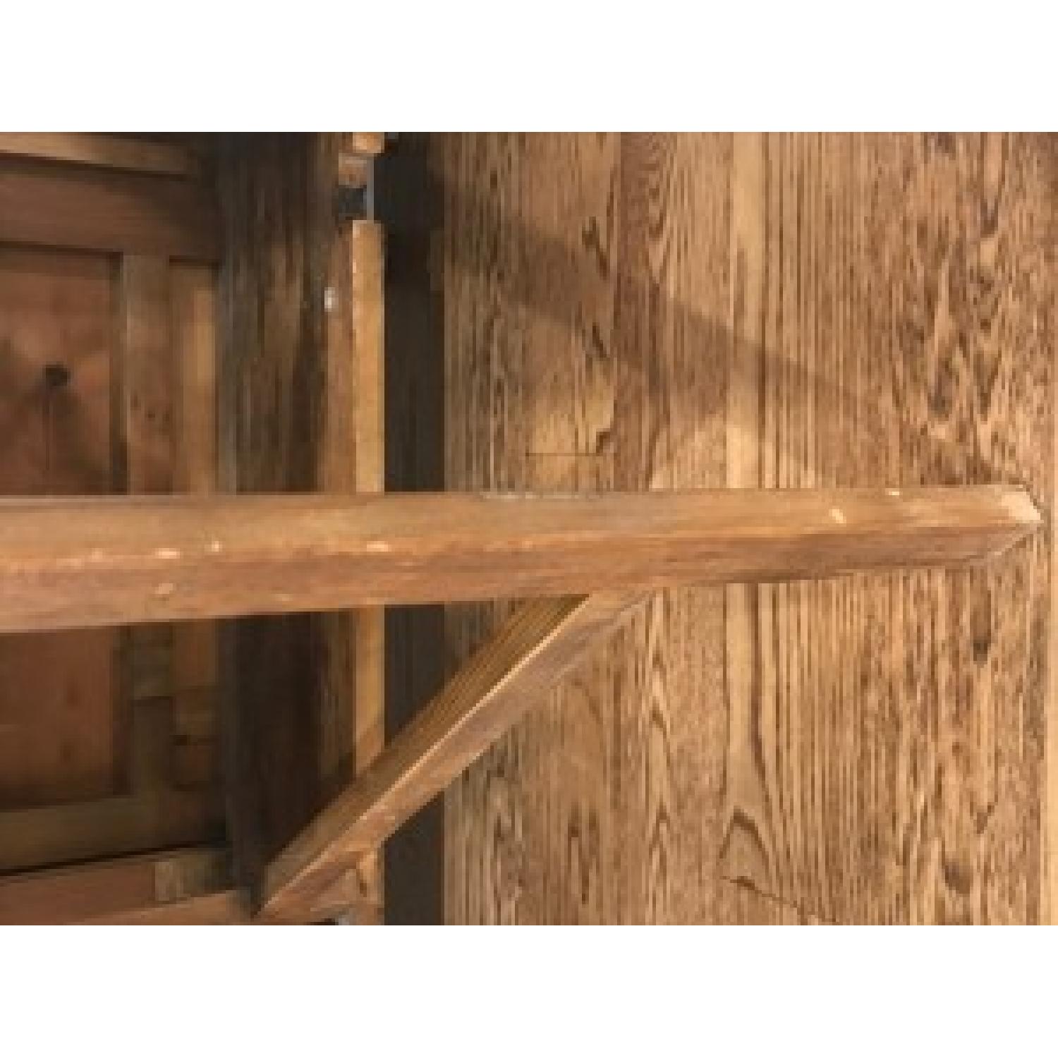 ABC Home Natural Wood Dining Table w/ 2 Sided Drop Leaf - image-5